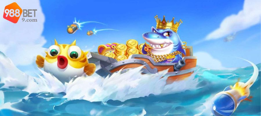 Bắn cá 988BET thu hút bởi lối chơi đa dạng, tỷ lệ thưởng cao